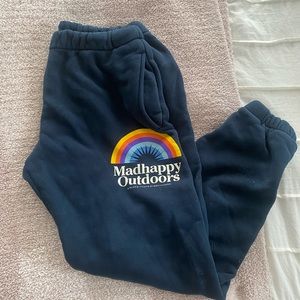 Mad happy outfitters low rise navy joggers